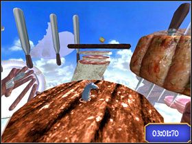 Hamburger doprowadzi cię pod salami. - Dream Worlds - Sausage Shenanigan | Single-Player Minigames | Ratatuj - Ratatuj - poradnik do gry