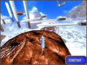 Na koniec krótka droga po nożach - szybko się podnoszą. - Dream Worlds - Sausage Shenanigan | Single-Player Minigames | Ratatuj - Ratatuj - poradnik do gry