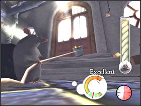 Kiedy jedzenie wypadnie z wiadra, będziesz musiał przeprowadzić swoich przyjaciół obok psa #1 - The City of Lights (4) | Solucja Ratatuj - Ratatuj - poradnik do gry