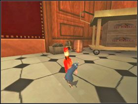 Za krabem znajdziesz jeszcze krzaczka pilnującego wejścia - The Desserted Kitchen (3) | Solucja Ratatuj - Ratatuj - poradnik do gry