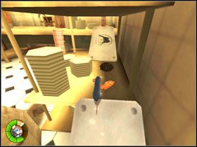 Wróć po bombę, którą znajdziesz na dolnej półce naprzeciwko lodówki - The Desserted Kitchen (5) | Solucja Ratatuj - Ratatuj - poradnik do gry