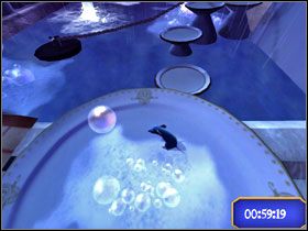 Druga połowa zlewozmywaka. Wskocz na talerze, - Dream Worlds - Dirty Dish Fright | Single-Player Minigames | Ratatuj - Ratatuj - poradnik do gry