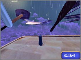 ...dojdziesz do deski. Wskocz na talerz. - Dream Worlds - Dirty Dish Fright | Single-Player Minigames | Ratatuj - Ratatuj - poradnik do gry