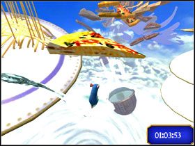 Na jej końcu wskocz na łyżkę, z której przeskoczysz na pizze. - Dream Worlds - Pasta Persuasion | Single-Player Minigames | Ratatuj - Ratatuj - poradnik do gry