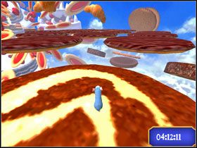 Później jeszcze jedna fala zapadających się ciasteczek. - Dream Worlds - Desserted Wonderland | Single-Player Minigames | Ratatuj - Ratatuj - poradnik do gry