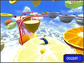 Rurkami wbitymi w pomarańcze przejdź dalej. - Dream Worlds - Soaring Strawberries | Single-Player Minigames | Ratatuj - Ratatuj - poradnik do gry