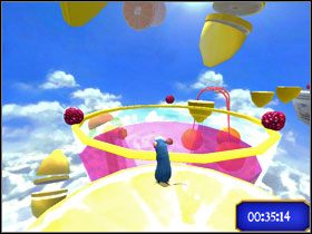 Z kolejnej cytryny przeskocz na kolejną miskę z kisielem. - Dream Worlds - Soaring Strawberries | Single-Player Minigames | Ratatuj - Ratatuj - poradnik do gry