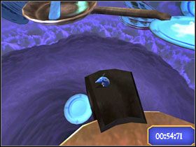 Na końcu znajdziesz sekretny przejazd na spodku. - Dream Worlds - Kitchen Chaos | Single-Player Minigames | Ratatuj - Ratatuj - poradnik do gry