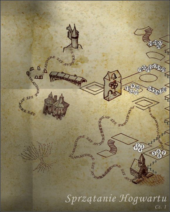 1 - Sprzątanie | Encyklopedia Harry Potter i Zakon Feniksa - Harry Potter i Zakon Feniksa - poradnik do gry
