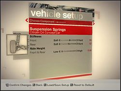 Część aplikowanych ustawień zależy od trasy, część od własnych preferencji (czyt - Konfiguracja rajdówki (1) | Colin McRae DiRT - Colin McRae: DiRT - poradnik do gry