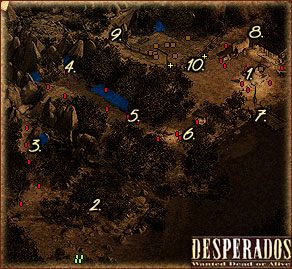 Kilka uwag na początek - 09 - Like a Thief in the Night | Desperados Wanted Dead or Alive - Desperados: Wanted Dead or Alive - poradnik do gry