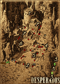 Nasz cel to dotarcie się na samą górę fortecy [PUNKT 1 NA MAPIE] - 10 - Lullaby for Four Aces | Desperados Wanted Dead or Alive - Desperados: Wanted Dead or Alive - poradnik do gry