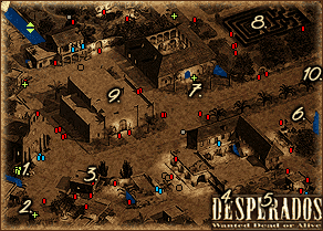 Zaczynamy w niezbyt przyjemnym miejscu - 16 - A Fistful of Dollars | Desperados Wanted Dead or Alive - Desperados: Wanted Dead or Alive - poradnik do gry