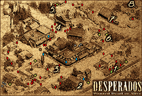 Zaczynamy w wyjątkowo gorącym momencie [PUNKT 1 NA MAPIE] - 18 - The Magnificent Six | Desperados Wanted Dead or Alive - Desperados: Wanted Dead or Alive - poradnik do gry