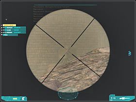 Przebiegnij teraz w stronę lewego murku - Misja druga - Joining forces (3) cd. | Akt drugi - Tom Clancys Ghost Recon: Advanced Warfighter 2 - poradnik do gry