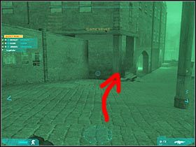 Po prawej stronie (niedaleko skrzyżowania) powinni jeszcze znajdować się jacyś przeciwnicy - Misja trzecia - The price of peace (3) | Akt drugi - Tom Clancys Ghost Recon: Advanced Warfighter 2 - poradnik do gry