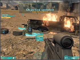 1 - Misja czwarta - The long walk (1a) | Akt drugi - Tom Clancys Ghost Recon: Advanced Warfighter 2 - poradnik do gry