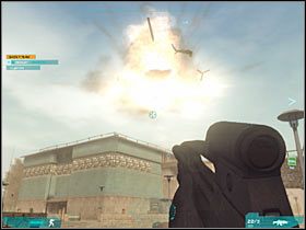 Musisz pozostawać w ukryciu, gdyż do ataku przystąpi drugi śmigłowiec - Misja czwarta - The long walk (1c) | Akt drugi - Tom Clancys Ghost Recon: Advanced Warfighter 2 - poradnik do gry