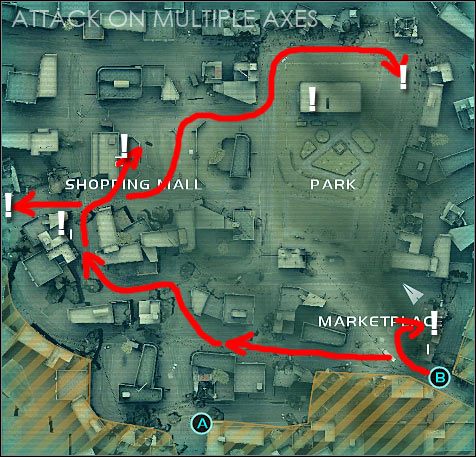 1 - Misja pierwsza - Attack on multiple axes | Akt trzeci - Tom Clancys Ghost Recon: Advanced Warfighter 2 - poradnik do gry