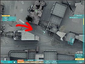 Ustaw się za jedną z mniejszych zasłon i rozpocznij ostrzał jednostek wroga (#1) - Misja pierwsza - Attack on multiple axes (1) | Akt trzeci - Tom Clancys Ghost Recon: Advanced Warfighter 2 - poradnik do gry