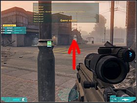 Będziesz bronił się w zaznaczonej na pierwszym screenie strefie (#1), a to dlatego, że wszyscy przeciwnicy będą nadbiegali ze wschodu - Misja pierwsza - Attack on multiple axes (2) | Akt trzeci - Tom Clancys Ghost Recon: Advanced Warfighter 2 - poradnik do gry