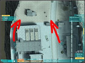 Na północ od aktualnie okupowanej konstrukcji znajdują się kolejne zabudowania - Misja druga - Codename Farallon (2) cd. | Akt trzeci - Tom Clancys Ghost Recon: Advanced Warfighter 2 - poradnik do gry