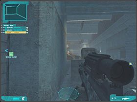 Mógłbyś także przeprowadzić szturm na to pomieszczenie - Misja druga - Codename Farallon (3) | Akt trzeci - Tom Clancys Ghost Recon: Advanced Warfighter 2 - poradnik do gry