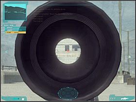 Proponowałbym ustawić się w przedstawionym na screenie miejscu i tak długo je okupować, aż uznasz, że okolica została zabezpieczona (#1) - Misja druga - Codename Farallon (4) | Akt trzeci - Tom Clancys Ghost Recon: Advanced Warfighter 2 - poradnik do gry