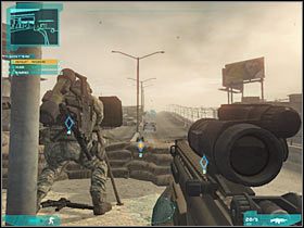 2 - Misja trzecia - The last stand (1a) | Akt trzeci - Tom Clancys Ghost Recon: Advanced Warfighter 2 - poradnik do gry