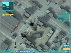 Powinieneś zauważyć, że jeden z przeciwników rozstawił się po prawej stronie - Misja trzecia - The last stand (3) | Akt trzeci - Tom Clancys Ghost Recon: Advanced Warfighter 2 - poradnik do gry