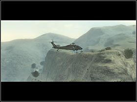 Zanim spróbujesz się w ogóle przesunąć, radziłbym zerknąć na mapę okolicy (klawisz TAB; #1) - Misja pierwsza - Search and Destroy (1) | Akt pierwszy - Tom Clancys Ghost Recon: Advanced Warfighter 2 - poradnik do gry