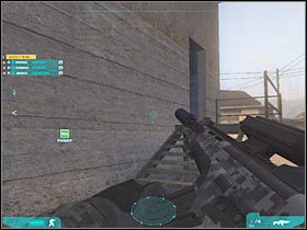 Spróbujemy teraz oczyścić wnętrze magazynu - Misja pierwsza - Welcome to Juarez (2) | Akt drugi - Tom Clancys Ghost Recon: Advanced Warfighter 2 - poradnik do gry