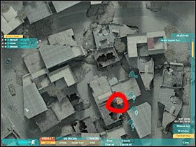 Kieruj się teraz zgodnie z przedstawioną na pierwszym screenie ścieżką (#1) - Misja druga - Joining forces (1) | Akt drugi - Tom Clancys Ghost Recon: Advanced Warfighter 2 - poradnik do gry