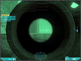 Możesz także z całą drużyną przesunąć się w lewo i schować za ukazaną na pierwszym screenie zasłoną (#1) - Misja trzecia - The price of peace (1) | Akt drugi - Tom Clancys Ghost Recon: Advanced Warfighter 2 - poradnik do gry