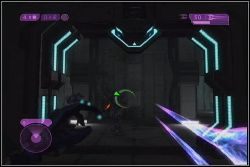 Kawałek dalej dostrzeżesz Wartowników (Sentinele - latające roboty, które promieniami niszczą zakażonych) - 5. The Oracle - Halo 2 - PC - poradnik do gry