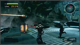 Zobaczysz scenkę, w której zaatakowani zostaniecie przez Green Eyea - Prolog | Solucja Lost Planet Extreme Condition - Lost Planet: Extreme Condition - PC - poradnik do gry