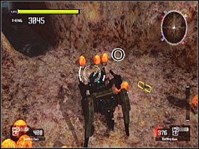 W jednym z pomieszczeń odchodzących od sali z białą kolumną (PODLE zlewa się z otoczeniem - Misja 5 - Tarcze | Tarcze w Lost Planet Extreme Condition - Lost Planet: Extreme Condition - PC - poradnik do gry