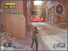 W tunelu prowadzącym z okolic gdzie znalazłeś poprzednią tarczę do ostatniej części poziomu - Misja 8 - Tarcze | Tarcze w Lost Planet Extreme Condition - Lost Planet: Extreme Condition - PC - poradnik do gry