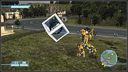 Hunt: w pobliżu Sams House - The Suburbs - Dodatkowe zadania | Kampania Autobotów | Transformers The Game - Transformers: The Game - poradnik do gry
