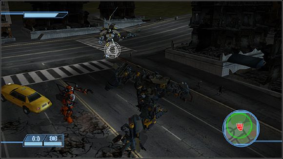 Czwarte i ostatnie miejsce potyczki przyniesie jeszcze innego przeciwnika - More Than Meets the Eye - Misje | Kampania Autobotów | Transformers The Game - Transformers: The Game - poradnik do gry