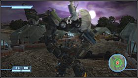 a potem rzuć samym przeciwnikiem - More Than Meets the Eye - Misje | Kampania Autobotów | Transformers The Game - Transformers: The Game - poradnik do gry