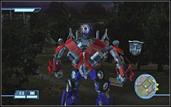 W parku naprzeciwko elektrowni - More Than Meets the Eye - Ikony | Kampania Autobotów | Transformers The Game - Transformers: The Game - poradnik do gry