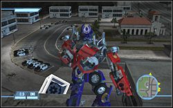 Scavenger: przy komisariacie policji - More Than Meets the Eye - Dodatkowe zadania | Kampania Autobotów - Transformers: The Game - poradnik do gry