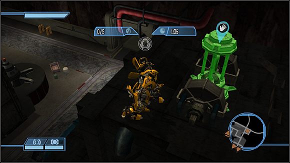 Ta misja składa się z dwóch etapów - Inside Hoover Dam - Misje | Kampania Autobotów | Transformers The Game - Transformers: The Game - poradnik do gry
