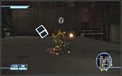 Scavenger: od miejsca rozpoczęcia pierwszego zadania w tej scenerii jedź w kierunku Service Tunnels South A, B - Inside Hoover Dam - Dodatkowe zadania | Kampania Autobotów - Transformers: The Game - poradnik do gry