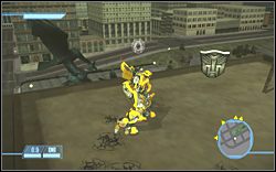 Na jednym z budynków otaczających Central Park - The Last Stand - Ikony | Kampania Autobotów | Transformers The Game - Transformers: The Game - poradnik do gry