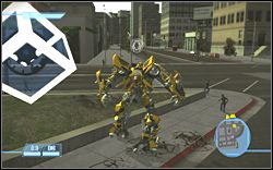 Scavenger: szukaj tego zadania w pobliżu miejsca rozpoczęcia trzeciej misji (jedź w kierunku przeciwnym do miejsca rozpoczęcia pierwszej misji) - The Last Stand - Dodatkowe zadani | Kampania Autobotów | Transformers The Game - Transformers: The Game - poradnik do gry