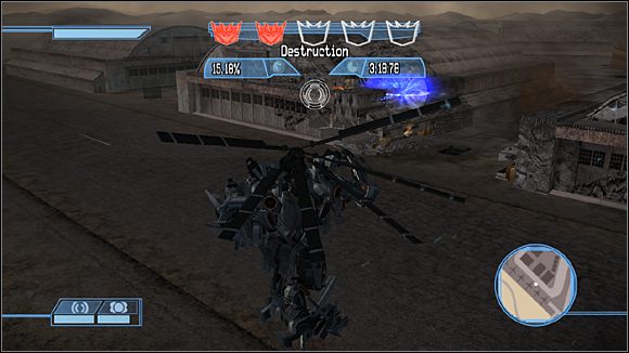 Tym razem występujesz w roli Scorponoka - SOCCENT Military Base - Misje | Kampania Deceptikonów | Transformers The Game - Transformers: The Game - poradnik do gry