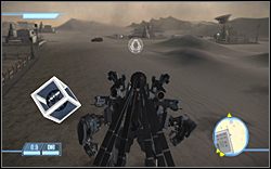 Destruction: przeleć się do miejsca rozpoczęcia trzeciej misji i rusz stamtąd w kierunku US Military Base - powinieneś zauważyć to zadanie tuż przy ogrodzeniu bazy - SOCCENT Military Base - Dodatkowe zadania | Kampania Deceptikonów - Transformers: The Game - poradnik do gry