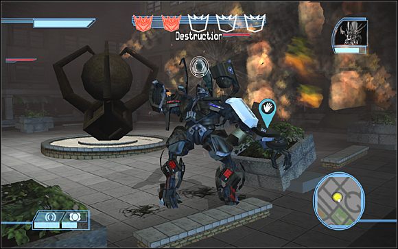 Kolejny pojedynek z serii BB (Bumblebee-Barricade) - The Hunt for Sam Witwicky - Misje | Kampania Deceptikonów - Transformers: The Game - poradnik do gry